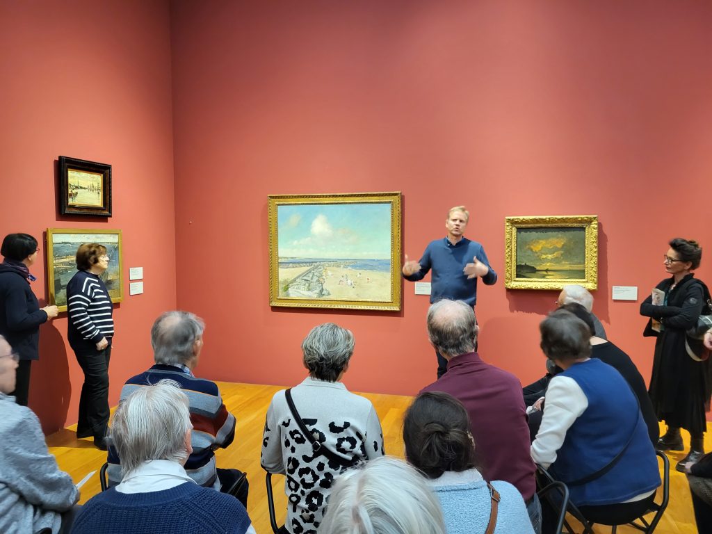 Das Kunstgespräch mit Herrn Dr. Nicolaisen fand im Kontext zur Ausstellung „Unter freiem Himmel: Rosa Bonheur und die Sammlung Bühler-Brockhaus in neuem Licht“ statt.