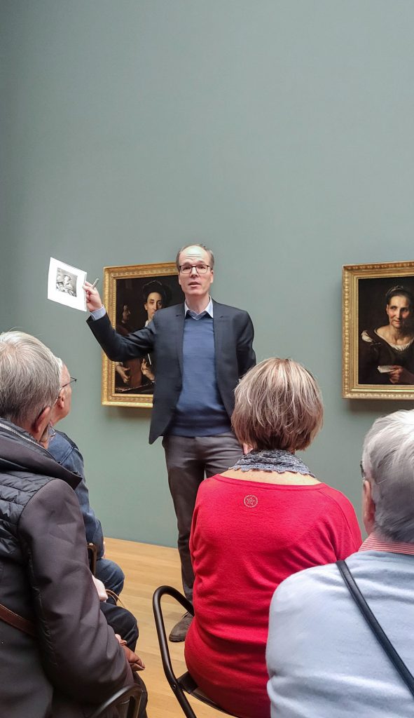Dr. Stefan Weppelmann spricht über das Porträt des Leipziger Malers David Hoyer von Jan Kupetzky, das dieser 1711/12 malte.